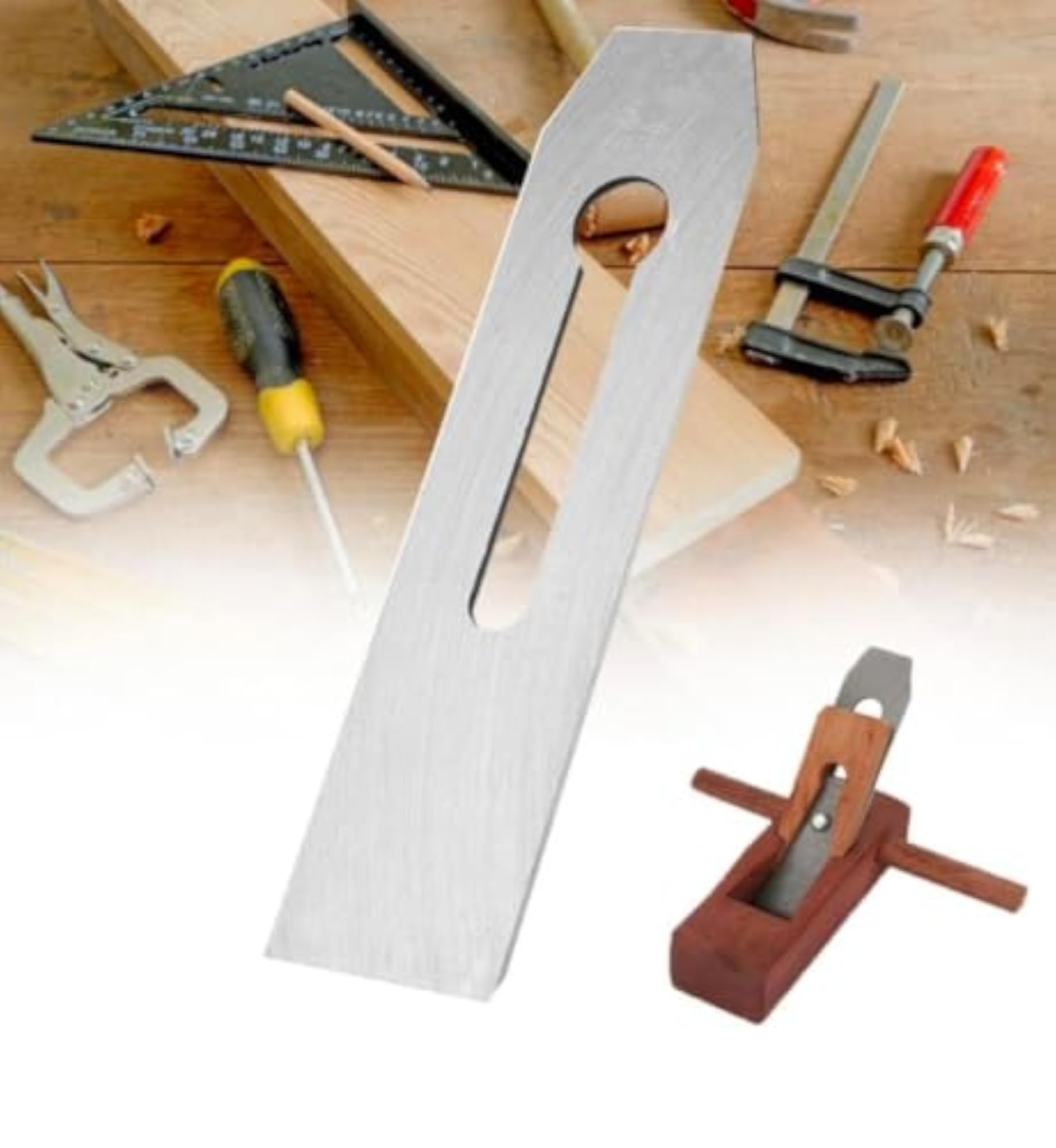 HSS and TCT Hand Planer Blade Combo, Pack of 2
