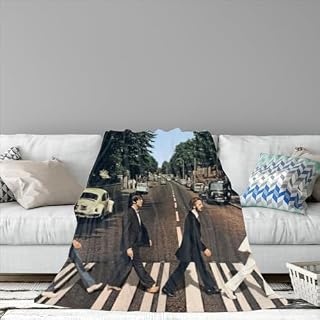 AMNOOL Couverture à Motif 3D The Beatles,Couverture Polaire Automne/Hiver pour Enfants,garçons,Adolescents,Couverture pour canapé,Couverture en Flanelle Douce et Confortable 127x152cm - Les Beatles, Paul McCartney, John Lennon, RIngo Starr, George Harrison AMNOOL Couverture à Motif 3D The Beatles,Couverture Polaire Automne/Hiver pour Enfants,garçons,Adolescents,Couverture pour canapé,Couverture en Flanelle Douce et Confortable 127x152cm – Image 4