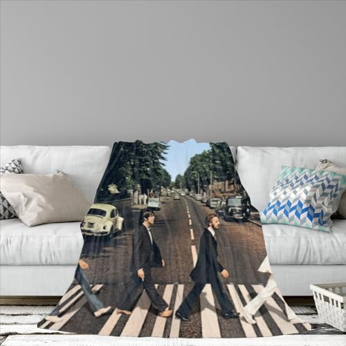 AMNOOL Couverture à Motif 3D The Beatles,Couverture Polaire Automne/Hiver pour Enfants,garçons,Adolescents,Couverture pour canapé,Couverture en Flanelle Douce et Confortable 127x152cm - Les Beatles, Paul McCartney, John Lennon, RIngo Starr, George Harrison AMNOOL Couverture à Motif 3D The Beatles,Couverture Polaire Automne/Hiver pour Enfants,garçons,Adolescents,Couverture pour canapé,Couverture en Flanelle Douce et Confortable 127x152cm – Image 5
