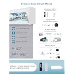 SmartWings Motorized Smart Roller Shades, 100% Blackout Essential Grey - Image 4