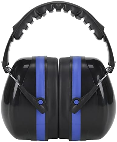 AllRight Foldable Ear Defenders Hearing Protection Earmuffs Kids Ear Muffs 35dB Noise Cancelling Shooting Adult for Shooting Firing Range Yard Work Woodworking (Blue)