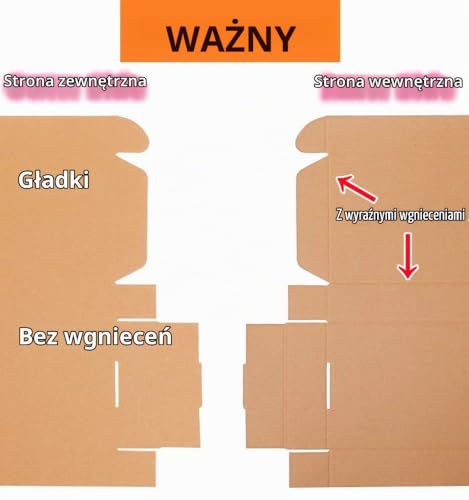 Royal Mail 10 mini pudełek wysyłkowych z tektury falistej 125 x 80 x 20 mm