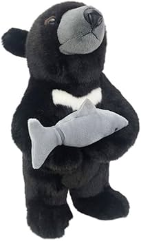 Amazon.co.jp: シミュレーションツキノワグマぬいぐるみかわいいクマ