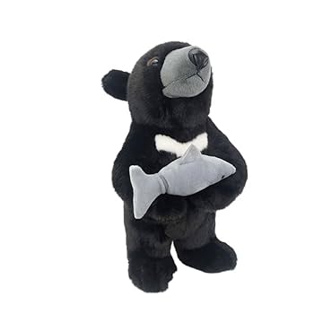 美品) Shirokuma-ya 創作人形 ツキノワグマ ニヤリ 楽天市場】ハニー！好奇心旺盛なツキノワグマの子熊像彫像