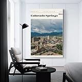 sinyumoney Colorado Springs Aerial View Travel Art 