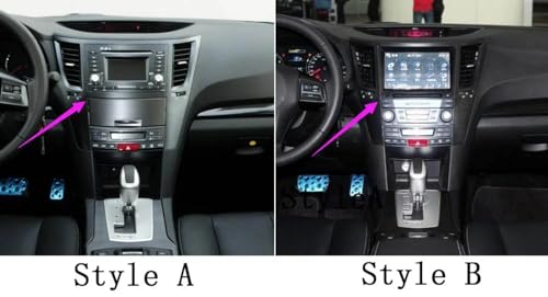 Autocollants en fibre de commande centrale Subaru Outback contre les rayures - 2