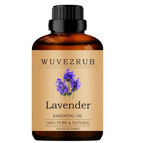 Wuvezrub Lavender Essential Oil for Diffuser, Aromatherapy & DIY-240ml