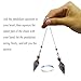 DUQGUHO Crystal Pendulums Black Obsidian Healing Crystal Quartz Pendulum Spiritual Hexagonal Pointed Cone Resin Pendants Witchcraft Energy Balancing Accessories Divination Dowsing Tools 1PC