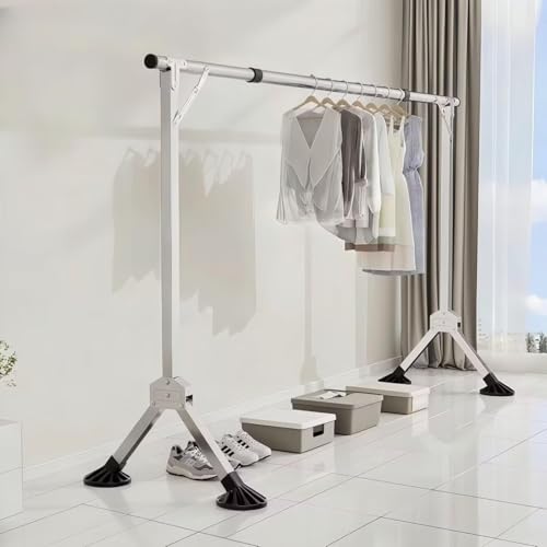 EastEamily  zc Lk X^h 1.4-2M߉\ ܂ 󕨊 XeX| ω׏d @\ KтȂ ɑς |Ȃ RpNg[ ȃXy[X gݗĕsv Oi200x55x150.8cm