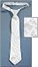 Boys Holy First Communion Gift Chalice Brocade 14 Inch White Satin Adjustable Dress Tie
