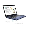 HP Stream 11.6-inch HD Laptop, Intel Celeron N4000, 4 GB RAM, 32 GB eMMC, Windows 10 Home in S Mode with Office 365 Personal for 1 Year (11-ak0010nr, Royal Blue)