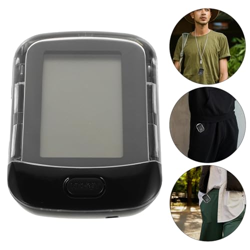 Podómetro sensor 3D contra errores de conteo Hemobllo digital negro con clip 7