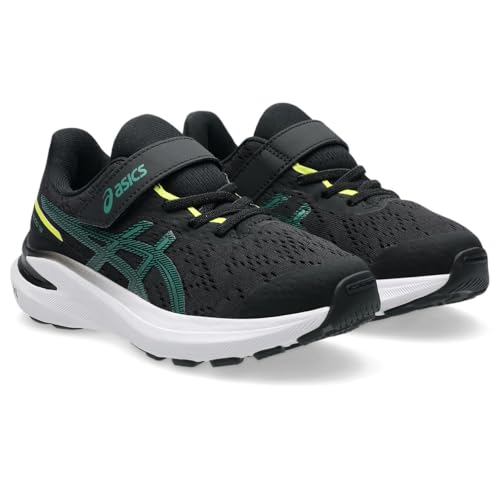 ASICS Gt 1000 13 PS, Zapatillas Niños, Black Jasper Green, 28.5 EU