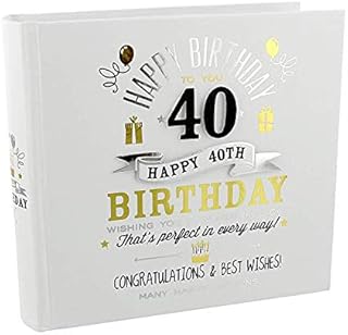 Signography 40th Birthday Photo Album 4x6 (FL29940)