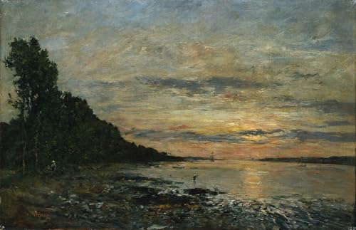 Peinture Poster Impression Plougastel Eugène Louis Boudin, l'idée cadeau déco idéale et moderne