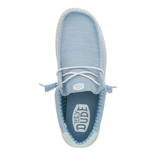 Image of HEYDUDE Men's Wally Stretch Sox Slip-On Loafer, Lightweight, Breathable, with Flex & Fold Outsole
