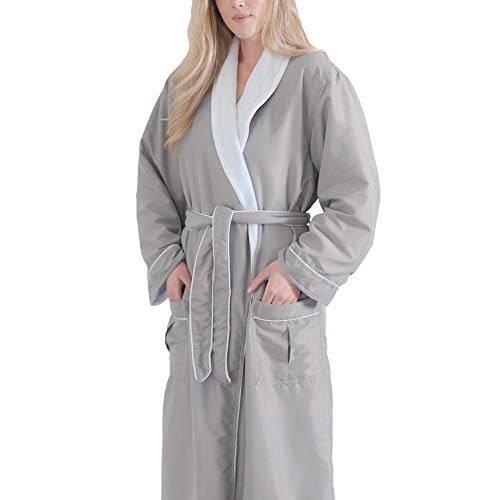 Luxury Plush Bathrobe (Graphite, Small)