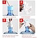 Mumusuki Universal 55mm Screw On Water Bottle Spout, No Leak Reusable Plastic Faucet Valve for Water Dispensers, Emergency Water Storage and Camping Buckets