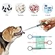 Hsyadazi 3 Stück Tabletteneingeber für Katzen & Kleine Hunde - Einfacher Medikamenten-Feeder mit Pillen-Spritze, Sicherer Tablettenverabreicher für Haustiere