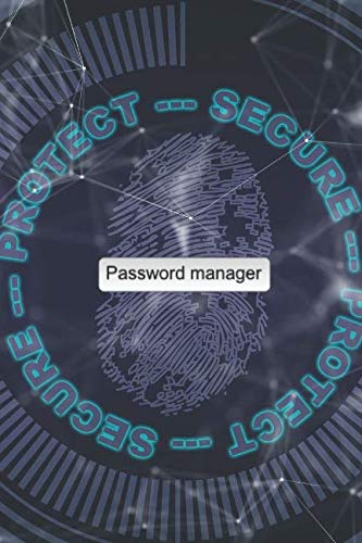 Password manager: Security is offline only!Internet password organizer. Password and username logbook. Computer password organizer.