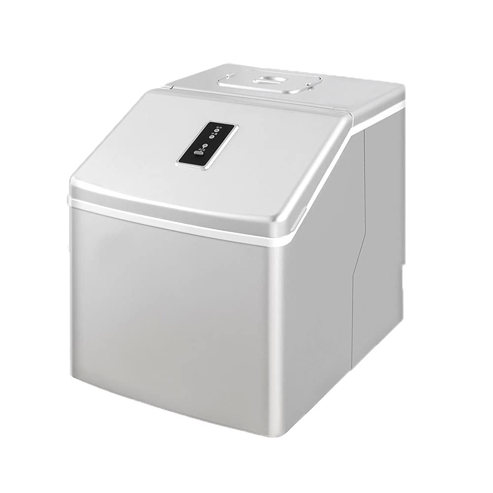 Machine Countertop, 33Lbs/24H Portable Compact Ice Cube Maker 3 Thicknesses 24 Pcs Ice Cube in 15 Mins