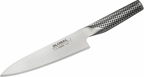 Global Cuchillo de chef de acero inoxidable de 7 pulgadas