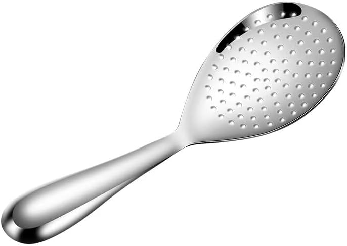 Kitchen Aid - Espátula de arroz de acero inoxidable, resistente al óxido y antiadherente, cuchara multiusos para alimentos, sin BPA