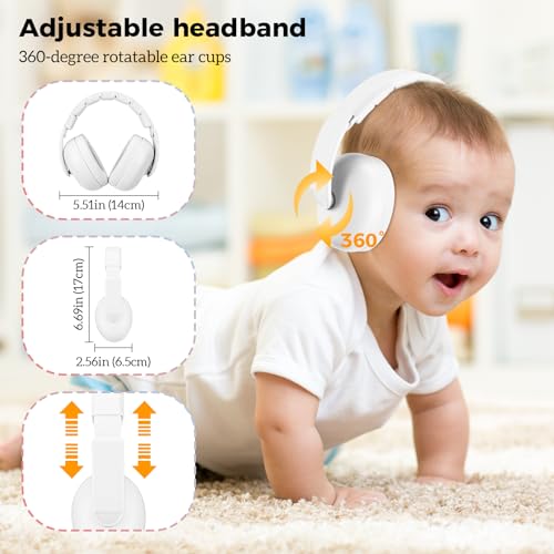 Procase PC-08364563 Baby Hearing Protection Ear Muffs For Noise, Nrr 26Db Noise Cancelling Headphones For Toddler Infant Newborn Autism thumb #1