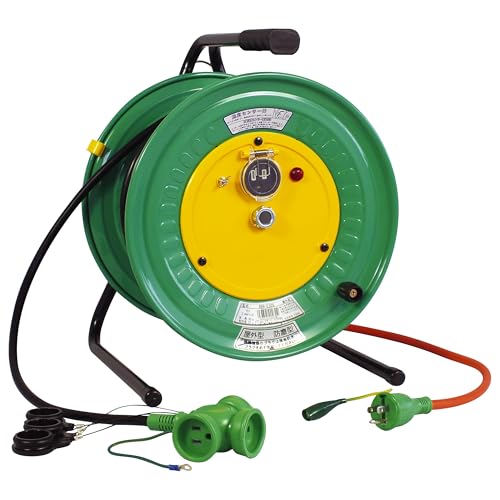 日動 電工ドラム 防雨防塵型びっくリール100V アース付 30m RBWE30S wyw801m Amazon.co.jp: 日動 電工ドラム 防雨防塵型びっくリール100V アース付