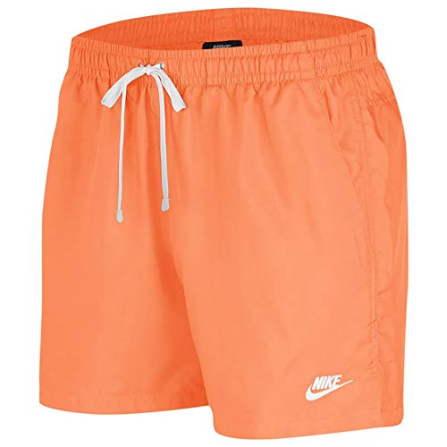 Nike Club Essentials Woven Flow Shorts Orange Trance/White (SM 5.5)