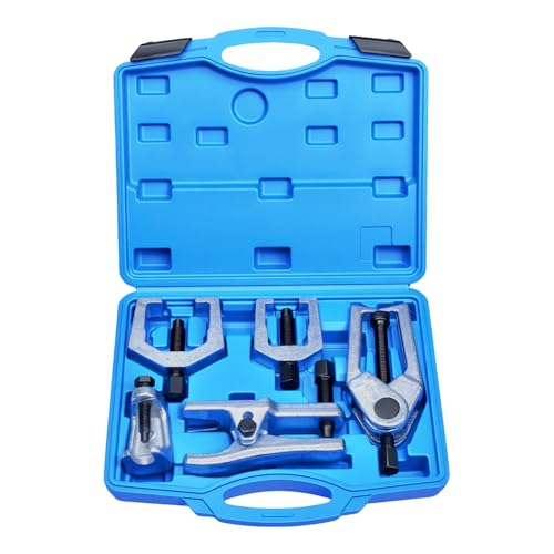 Zoomtools 5pc Ball Joint Puller tools Separator Splitter Removal tools Kit Pitman Arm Puller tools Ball Joint Separator tools Tie Rod Remover Tool