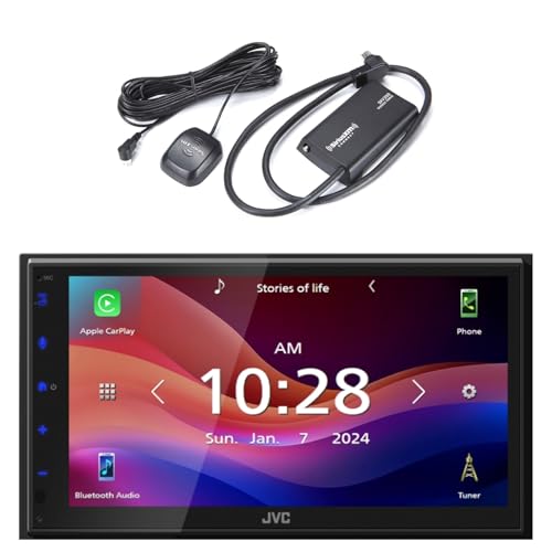 Receptor multimedia digital JVC KW-M695BW 6.8" LCD miniatura 1
