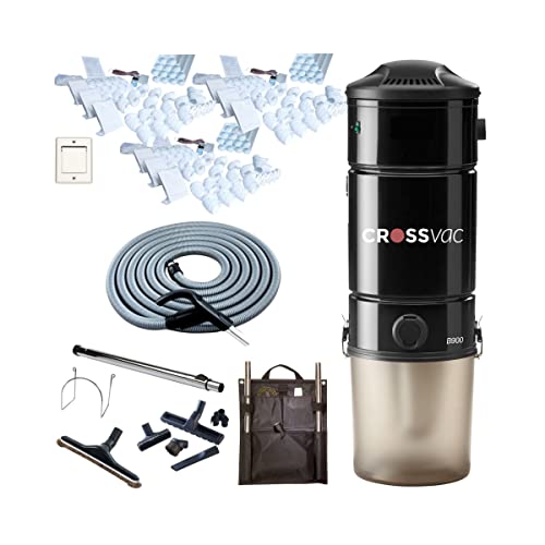 crossvac Zentralstaubsauger Set X-Large B900 Größe 12.2m Cover