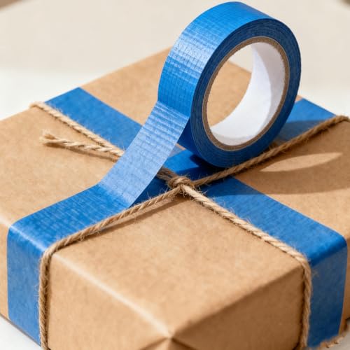 Image of 3 Rolls Painters Tape, Blue Tapes, Masking Tapes, Paint Tape for Multi-Purpose, Painting, Painter's, DIY Crafts Arts (66yd=0.94IN*22yd*3) Decoration Labeling No Residue, Easy Removal