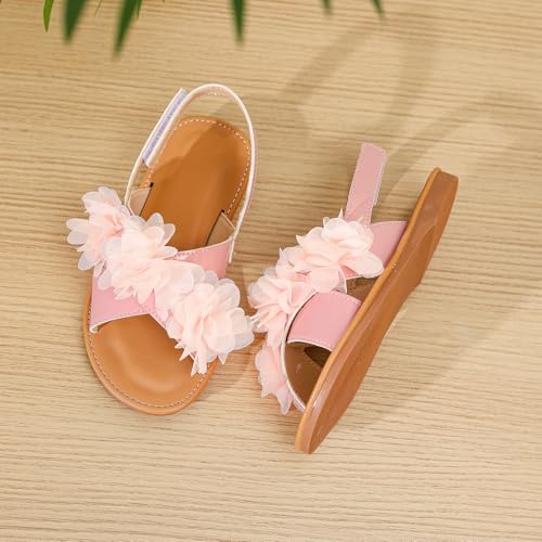 Image of Toddler Girls Sandals Summer Flats Dress Shoes for Baby Little Kids Girl