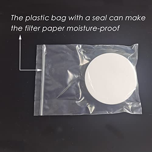 Image of Medium Flow Filter Paper,11cm,Pack of 50,Used in Laboratories for Filtering Solutions and Qualitative Analysis (50)