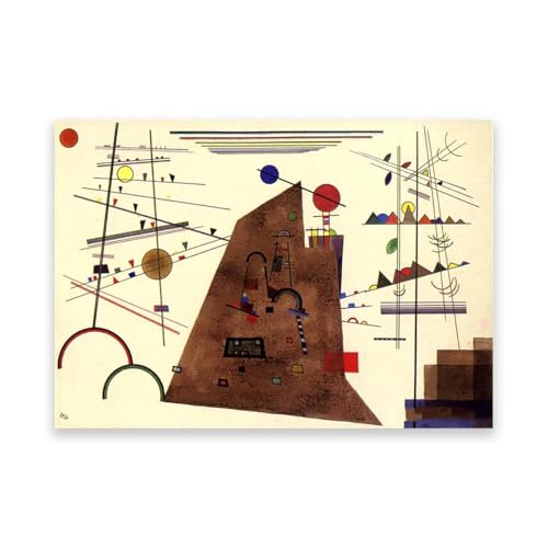 Reproduction de peintures célèbres Kandinsky - Impression sur toile premium 105x70