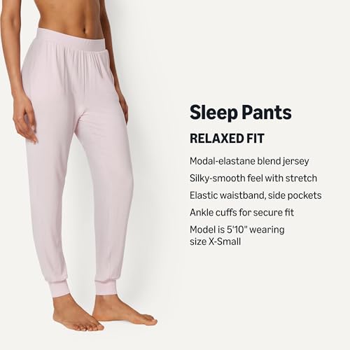 Image of Amazon Essentials Women's Pajama Pants, Lightweight Knit Jersey Jogger
