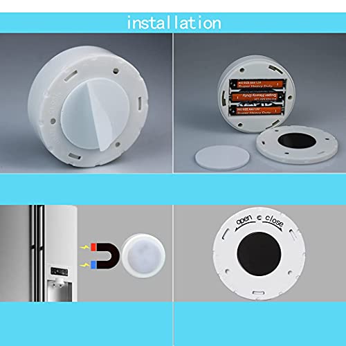 WRalwaysLX 10 Pack LED Cabinet Push Light, Operates On 3x1.5V AAA Batteries (Not Included) for Kitchen Under Cabinet Lighting, Closets, Cabinets, Counters…… - Image 6