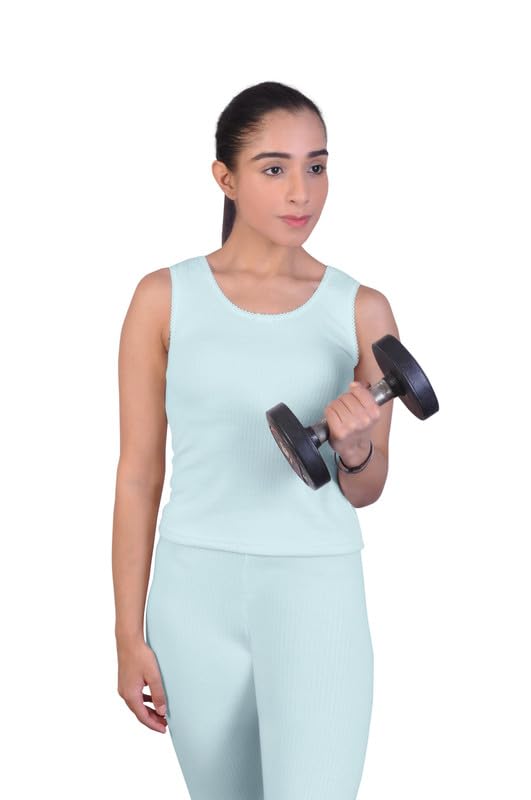 dchica Sleeveless Thermal Tank Top for Women's, Warm Winter Top for Young Women, Breathable & Stretchable Thermal Wear, Slip-on Body Warmer (Pack of 1)-picture-17