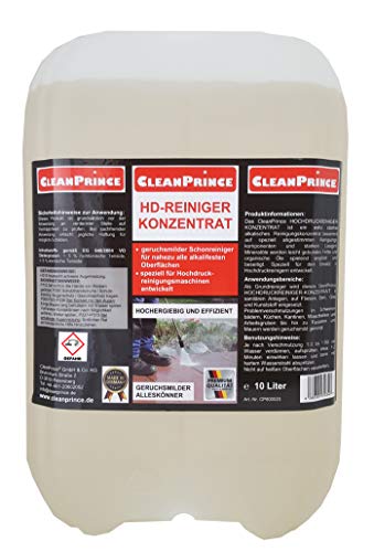 Preisvergleich Produktbild 10 Liter Kanister CleanPrince HD-Reiniger HD Hochdruck Hochdruckreiniger KONZENTRAT
