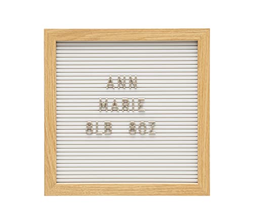 Kate & Milo Letterboard Set, Message Board for Sharing Pregnancy, Baby Milestone and Back to School Personalized Messages, Gender-Neutral Baby Nursery and Home Décor, White