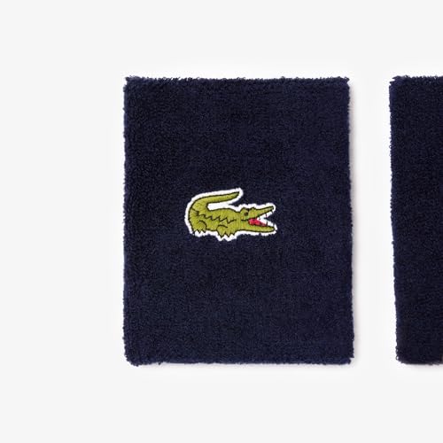 Image of Lacoste Unisex-Adult Unisex Sport Stretch Jersey Wristbands