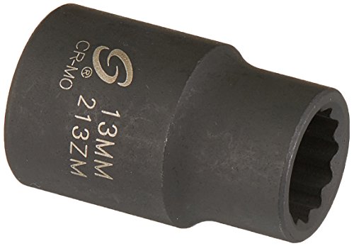 Sunex 213zm 1/2-Inch Drive 13-mm 12-Point Impact Socket
