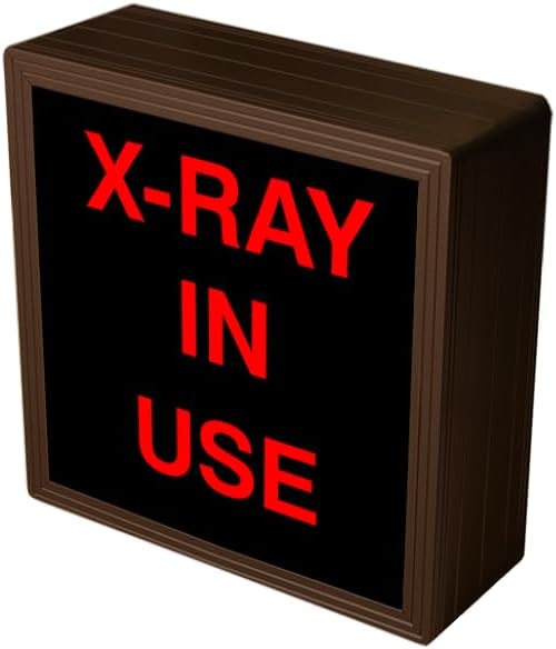 Signal-Tech 38620 SBL77R-270/120-277VAC "X-RAY IN USE" Indoor Blank-out LED Backlit Sign
