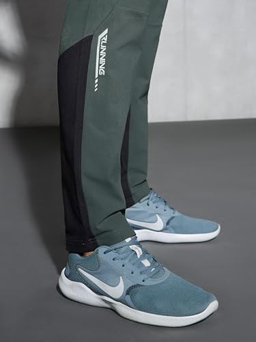 Image of TECHNOSPORT Men's Solid Trackpants DURACOOL+ Quick Dry Straight Fit Mid Rise Drawstring Polyester for Gym Training Outdoor Wear Anti Odour