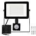 Produktbild 30W LED Strahler mit Bewegungsmelder Außen 3000LM Außenstrahler 6000K Tageslichtweiß Scheinwerfer IP65 Wasserdicht , Ideale Aussenleuchte für Außen Garten Garage Sportplatz