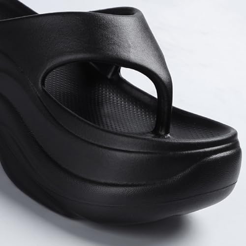 Women Eva Clouds Platform Flip Flop Slide Sandals Summer Round Head Comfort Light Soft Bottom Slip On Beach Slippers Casual Indoor Outdoor Versatile Sandals3