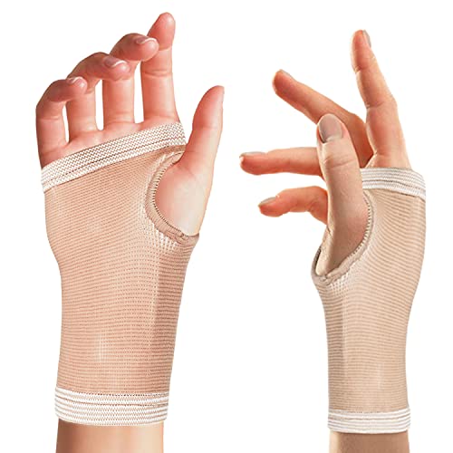 Reflextex® Muñequera con fibras de cerámica e radiación infrarroja - Vendaje terapéutico para la muñeca con pulgar para lesiones, dolores, artrosis diaria, plena libertad de movimiento XL Cover