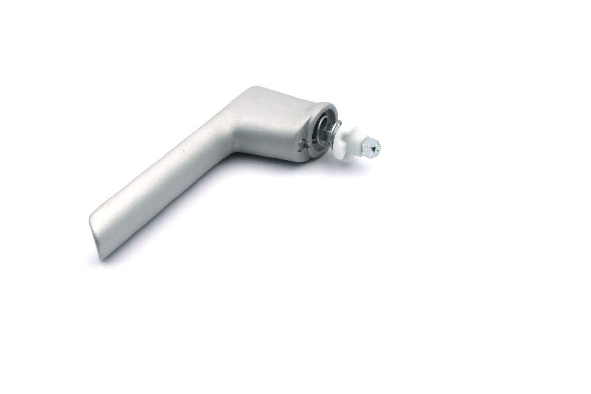 Schüco abschließbarer RC-Fenstergriff, Aluminium C0 silber 247033/247041